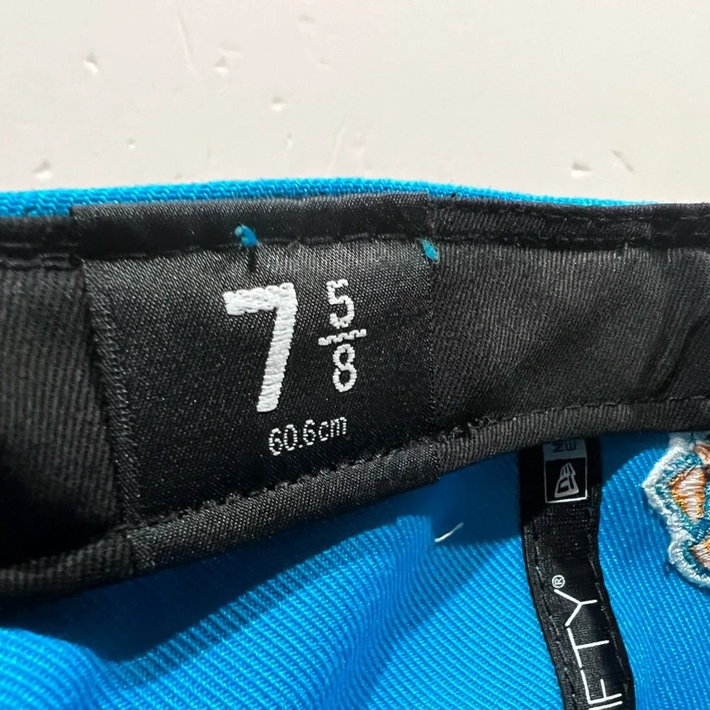 New Era, 59Fifty Fitted Hat, New York Yankees, Blue & Orange - Picture 9 of 10